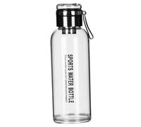 Lawnrden 2 Liter Water Bottles, Large Glass Water Bottle, 2000ml Glass Bottle with Tea Infuser & Leakproof Dual Lid for Travel, Sports, and Outdoor Use