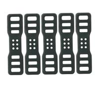 Lawnrden 5Pcs Silicone Strap, Foldable & Thickened Bike Light Mount, Elastic Rubber Straps with Holes for Flashlight, Cell Phones, Speaker Holder, | Silicone Strap