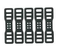 Lawnrden Bike Accessories, 5Pcs Silicone Strap, Foldable & Thickened Bike Light Mount, Elastic Rubber Straps with Holes for Flashlight, Cell Phones, Speaker Holder