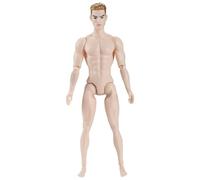 Lawnrden Blank Action Figure, 1/6 Scale Action Figure Multi Jointed Posable Male Muscular Body with Head for Display Doll Collection, White