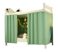 Lawnrden Bunk Bed Privacy Curtain|2 Panel Bunk Bed Curtains Blackout Privacy Curtain with Rope and Hooks for Home Dorm College Students 47x79 inch Style 4