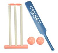 Lawnrden Cricket Set|Kids Cricket Set, Kit with ABS Bat, Stumps, 2 Balls Parent Child Interaction Game for Garden Beach Home Equipment for Children Ages 3+