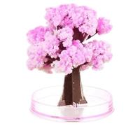 Lawnrden Crystal Growing Kit, Mini Magic Flower Tree Crystal Growing Cherry Blossom Paper Trees Toys Desk Decor for Kids on Birthday, Christmas Style 2, Kit