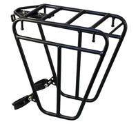 Lawnrden Front Bike Rack, 25KG Strong Load Bearing Bike Front Rack, Multi-Purpose Luggage Shelf Cycling Equipment Stand Footstock for Cargo Picnic Carrier