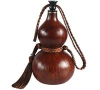 Lawnrden Gourd Water Bottle, Drinking Beverage Container, Natural Big Portable Flasks With Tassel Rope Medieval Japanese