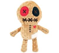 Lawnrden Halloween Dog Toys Skeleton Man Squeaky Dog Toys Interactive Goth Stuffed Animal for Pet Training 13x9.5x2 inch| Halloween Plushies