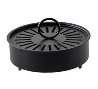 Lawnrden Incense Coil Holder, Mosquito Coil Holder, Portable Metal Hanging Incense Burner with Handle & Non-Slip Foot, Hollow for Indoor, Outdoor