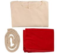 Lawnrden Jesus Costume, Comfortable Jesus Costume Adult Includes Robe, Scarf and Waist Rope, Biblical Religious Halloween Costumes for Men, M|Costumes