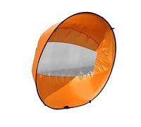 Lawnrden Kayak Wind Paddle, Kayak Wind Sail Foldable Paddle Portable Downwind Sail with Clear Window for Inflatable Boat Accessory