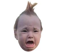 Lawnrden Latex Mask, Crying Baby, Realistic Latex, Halloween Cosplay Prop