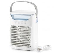 Lawnrden Mini Ac|Mini Ac, Air Conditioner, Portable Air Conditioners For Car With 700ml Tank, Ice & Water Cooling Modes, Usb Powered Desktop Cooler For Home Office (White)