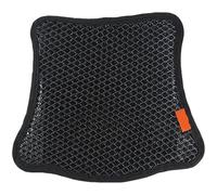 Lawnrden Motorcycle Seat Cushion Breathable Shock Absorption Mesh 3D Motorcycle Seat Cover with Elastic Strap Comfortable Non-Slip Multi-Purpose Pad for Ebike, Back | Pad