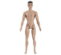Lawnrden Muscle Male Action|1/6 Scale Action Figure Multi Jointed Posable Male Muscular Figure Body with Head for Display Doll Collection, Beige