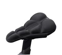 Lawnrden Padded Bike Seat Cover, 3D Air Shock Absorbing Breathable Non Slip Bike Seat Cushion Cover with Rainproof Protector Easy Installment| Cushion