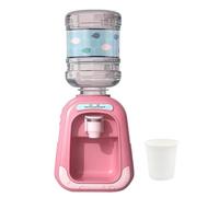 Lawnrden Plastic Pet Toys, Mini Water Dispenser 190ml Kids Water Dispenser with Cup Simulation Tiny Drinks for Kids Toys No Battery Style2