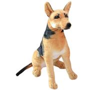 Lawnrden Plush Toys, Dog Stuffed Animal, Realistic Sitting Dog Plush 12 Inch Soft Stuffed Animals, Decoration German Shepherd Toys for Kids Adults Birthday and New Year