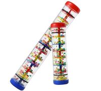 Lawnrden Rain Maker, Rain Sticks for Kids 2Pcs Developmental Educational Rainmaker Sensory Toy Auditory Toddler Musical Instrument for Kids