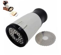 Lawnrden Rotary Cheese Grater|Rotary Cheese Grater Stainless Steel Hand-Crank Handheld with 2 Interchanging Blades Multi-Purpose Slicer Grinder for Kitchen Gadgets