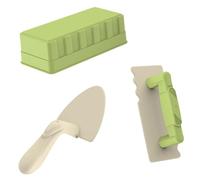 Lawnrden Snow Toys, 3Pcs Sand Toys, Plastic Toy Bricks with Smoothing Tools, Sand Castle Building Kit for Boys, Girls