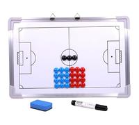 Lawnrden Soccer Coaching Board 17.7x12 Magnetic Football Whiteboard Hanging Dry Erase Soccer Board Coaching Strategy Tactics For Teaching, Training And Game Plan| Clipboard For Coaches