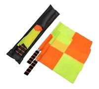 Lawnrden Soccer Flags, 2PCS Soccer Referee Flags, 15x13 Inch Waterproof with 18" Flagpole and Storage Bag for Sports Match, Official Events