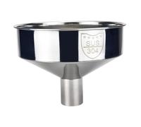Lawnrden stainless steel funnel, Large Mouth Funnel, 8-Inch Wide Stainless Steel for Kitchen Use, Seamless Design for Liquids & Dry Goods