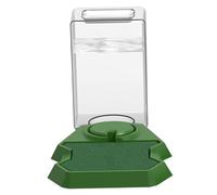 Lawnrden Tortoise Water Dish Anti-drowning Large Capacity Stable Automatic Reptile Water Bowl for Turtle Gecko Lizard and More, Reptile Bowl