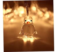 Lawnrden Upgrade Penguin String Lights, Penguin Animal Shape String Lamp 10 LED 1.65M Ambience Decoration for Party, Christmas, Halloween| Animal Lights