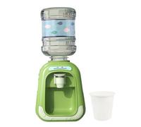Lawnrden Water Dispenser for Kids, Mini Water Dispenser 190ml Kids with Cup Simulation Tiny Drinks for Toys No Battery Green