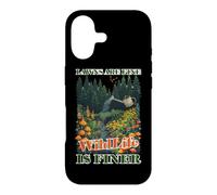 LAWNS ARE FINE WILDLIFE IS FINER Case for iPhone 17