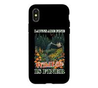 LAWNS ARE FINE WILDLIFE IS FINER Case for iPhone X/XS
