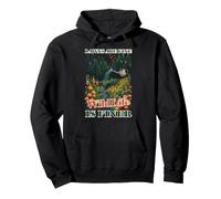 LAWNS ARE FINE WILDLIFE IS FINER Pullover Hoodie