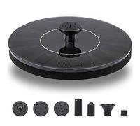 LAWOHO Solar Fountain Pump 1.5W Upgraded Submersible Solar Water Fountain Panel Kit for Bird Bath,Small Pond,Garden and Lawn