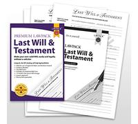 Lawpack Premium Last Will & Testament DIY Kit - 2026 Edition