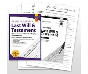 Lawpack Premium Last Will & Testament DIY Kit - 2026 Edition