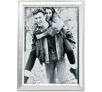 Lawrence 750157 5-Inch x 7-Inch Metal Silver Picture Frame