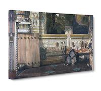 Lawrence Alma Tadema Ancient Egypt Canvas Print | Gallery Wrapped 30mm Frame Wall Art | 20x14 inches | Ready to Hang | Classic Picture | Living Room Bedroom Lounge Office