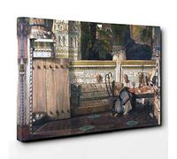 Lawrence Alma-Tadema Ancient Egypt Canvas Print | Gallery Wrapped 30mm Frame Wall Art | 30x20 inches | Ready to Hang | Modern Picture | Living Room Bedroom Lounge Office