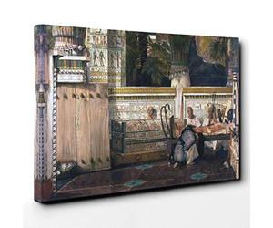 Lawrence Alma-Tadema Ancient Egypt Canvas Print | Gallery Wrapped 30mm Frame Wall Art | 30x20 inches | Ready to Hang | Modern Picture | Living Room Bedroom Lounge Office