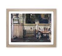 Lawrence Alma Tadema Ancient Egypt Classic Painting Framed Print | A3 Oak Framed Wall Art | Ready to Hang | Classic Historical Picture | Living Room Bedroom Lounge Office