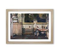 Lawrence Alma-Tadema Ancient Egypt Framed Print | A2 Oak Framed Wall Art | Ready to Hang | Modern Nature Picture | Living Room Bedroom Lounge Office