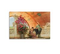 Lawrence Alma Tadema Printed Posters Unconscious Rivals Canvas Wall Art Prints Photo Picture Paintings Room Decor Home Decorative 16x24inch(40x60cm)