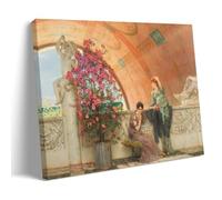 Lawrence Alma-Tadema Unconscious Rivals Wall Art Prints Paintings Canvas Wall Art Decorative Bedroom Modern Home Print Picture Artworkss Frame-style 12x18inch(30x45cm)