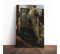 Lawrence Alma-Tadema Who is it Canvas Print | Gallery Wrapped 30mm Frame Wall Art | 20x14 inches | Ready to Hang | Modern Picture | Living Room Bedroom Lounge Office