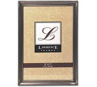 Lawrence Frames 11557 Antique Pewter 5x7 Picture Frame - Bead Border Design