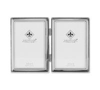 Lawrence Frames 11635D Metals Frame, 3.5x5 Double, Silver
