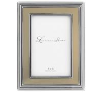 Lawrence Frames 4 by 6-Inch Silver Plated Metal Picture Frame, Brushed Gold Inner Panel