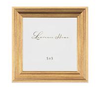 Lawrence Frames 5" L x 5" W Sutter Burnished Gold Picture Frame