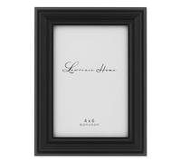 Lawrence Frames 535446 Black 4x6 Classic Detailed Picture Frame