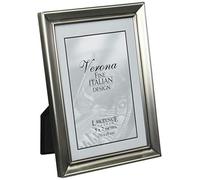 Lawrence Frames 609057 Brushed Pewter 5 by 7 Metal Picture Frame